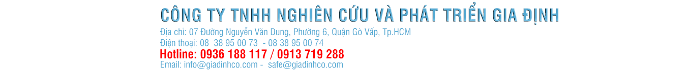 CÔNG TY TNHH NGHIÊN CỨU VÀ PHÁT TRIỂN GIA ĐỊNH