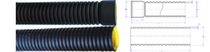 ỐNG HDPE GÂN THÀNH ĐÔI
