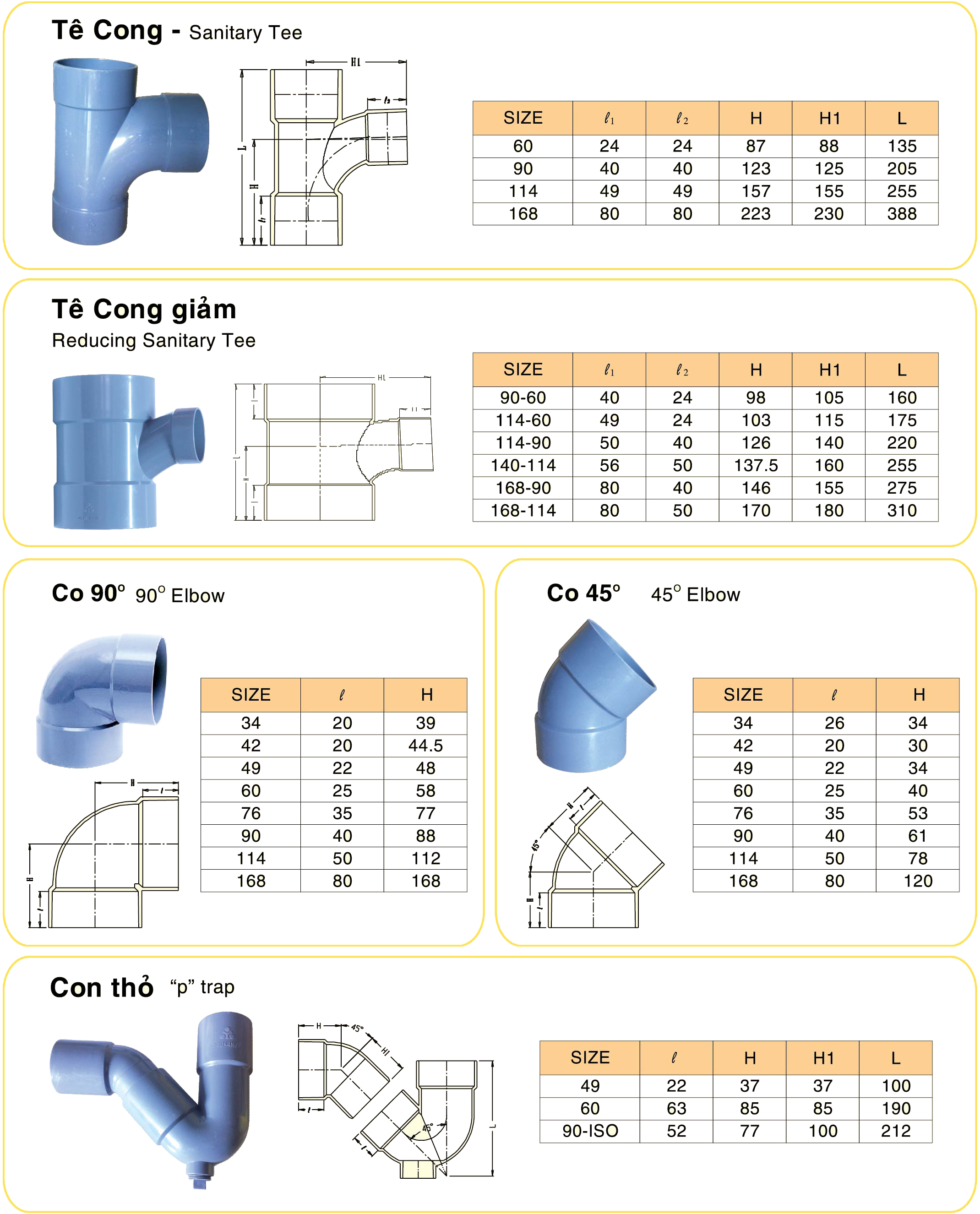 uPVC - ASTM 2241 Dùng cho thoát nước