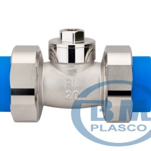 Van một chiều lá lật khớp nối sống PP-R Ø20 PN20